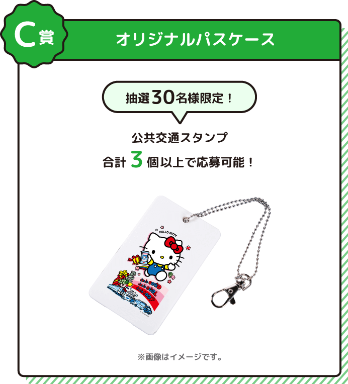 C賞 オリジナルパスケース