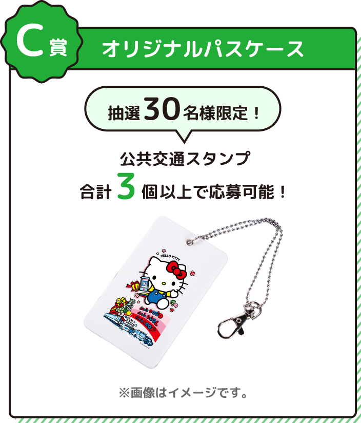 C賞 オリジナルパスケース